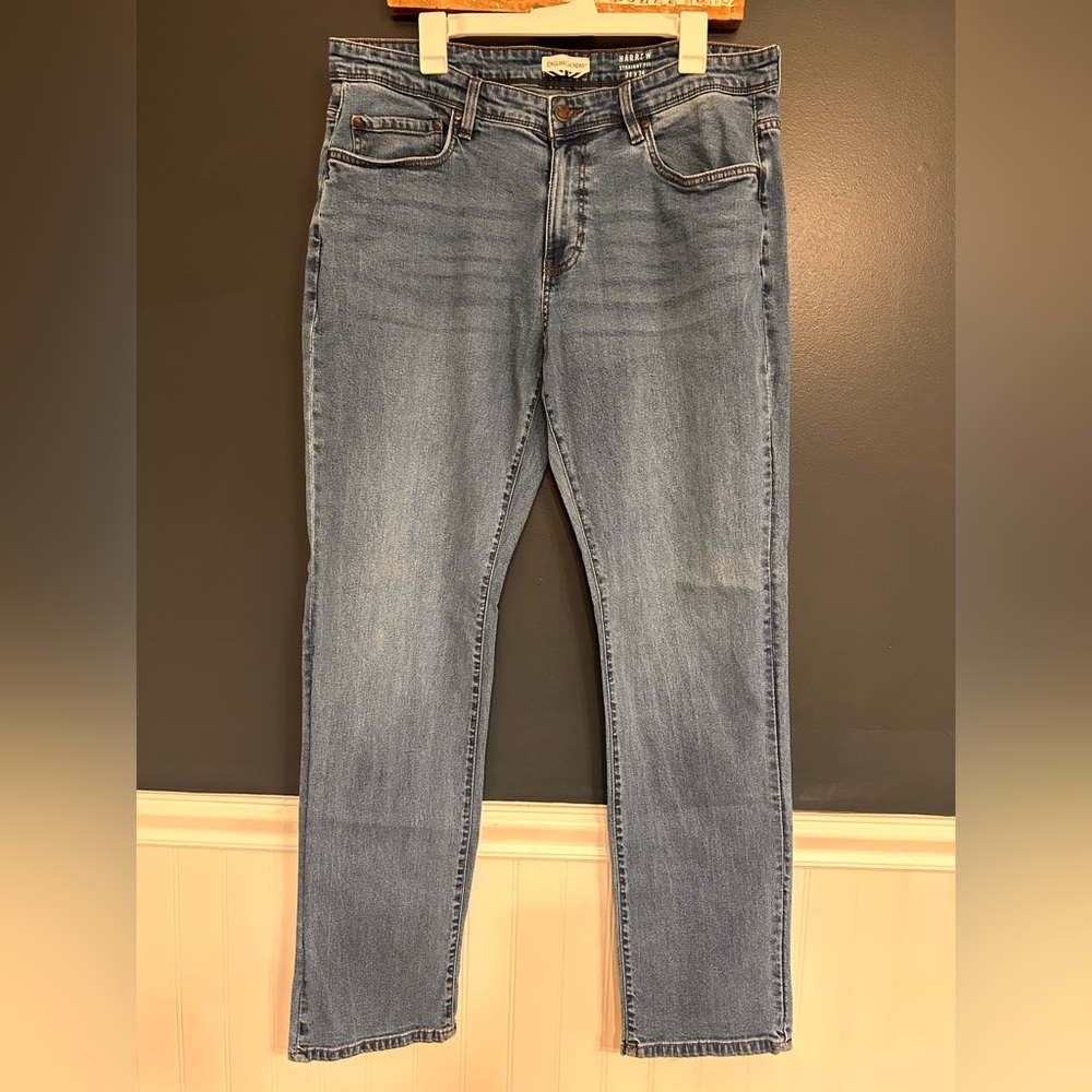 English Laundry Men's Denim Straight Jeans 38 x 34